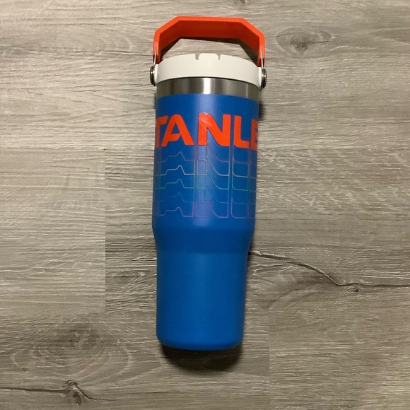 Stanley Other - Blue Red & White Stanley Top Handle Water Bottle